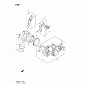 Схема узла: Дроссельная заслонка для Suzuki UH200 Burgman
