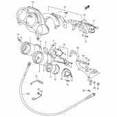 Схема вузла: Спідометр (Model t/v/w) для Suzuki RF900