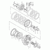 Схема вузла: Зчеплення для Suzuki VZ800 Marauder