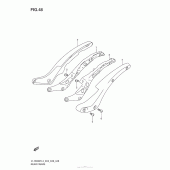 Схема вузла: Кронштейн заднього крила Suzuki VL1500 Boulevard C90T BOSS