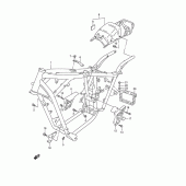 Схема вузла: Рама для Suzuki VZ800 Marauder