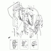 Схема узла: Радиатор для Suzuki RMX250