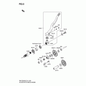 Схема вузла: Kickstarter mechanism для Suzuki RM-Z250