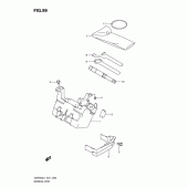 Схема вузла: Бардачок & Інструмент (Gsf650l1 e21) для Suzuki GSF650 Bandit S