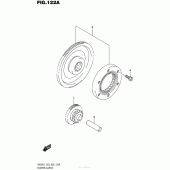 Схема вузла: Привід стартера для Suzuki SV650