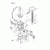 Схема вузла: Карбюратор для Suzuki LS650 Savage