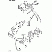 Схема узла: Электрооборудование для Suzuki GSX750