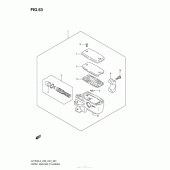 Схема узла: Передний тормозной цилиндр для Suzuki VZ1500 Boulevard M90