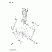 Схема вузла: Важіль прогресії для Suzuki GSF650 Bandit S