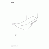 Схема вузла: Сидіння для Suzuki DR-Z70