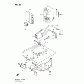 Схема вузла: Електрообладнання (Sfv650al1 e21) для Suzuki SFV650 Gladius