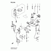 Схема вузла: Електропроводка (Gsf650sak5/sak6/suak5/suak6) для Suzuki GSF650 Bandit S