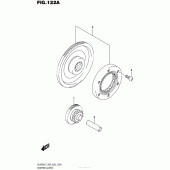 Схема вузла: Привід стартера для Suzuki DL650 V-Strom