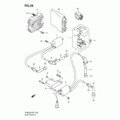 Схема вузла: Електроустаткування для Suzuki SV650