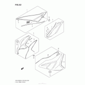 Схема вузла: Накладка паливного бака Suzuki GSX-R600