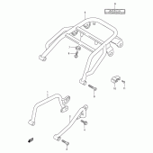 Схема вузла: Grip - carrier (Model v/w) для Suzuki DR650 DR650SE