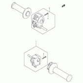 Схема узла: Пульт управления рулевой для Suzuki DR-Z250