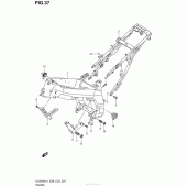Схема узла: Рама для Suzuki DL650 V-Strom