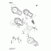 Схема вузла: Спідометр (Gsf1250l0) для Suzuki GSF1250 Bandit
