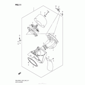 Схема узла: Воздушный фильтр для Suzuki RM-Z450
