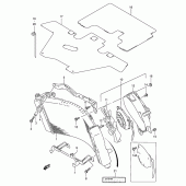 Схема вузла: Радіатор для Suzuki GSX250 Across