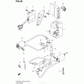 Схема вузла: Електроустаткування (Dl650Al4 E33) для Suzuki DL650 V-Strom