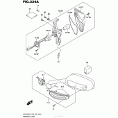 Схема узла: Поворотники для Suzuki GSX-R600