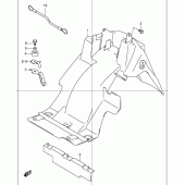 Схема узла: Заднее крыло для Suzuki UC150 Epicuro
