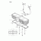 Схема вузла: Циліндр для Suzuki GSX1100