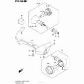 Схема вузла: Turnsignal Lamp (Vzr1800Bzl5 E33) для Suzuki VZR1800 Boulevard M109R BOSS