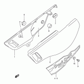 Схема вузла: Бічні панелі (Model v) для Suzuki DR125