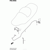 Схема вузла: Замок сидіння для Suzuki AN650 Burgman (EU analogue of SkyWave)