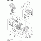 Схема вузла: Повітряний фільтр (Vl800Tl5 E28) для Suzuki VL800 Boulevard C50T