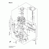 Схема узла: Карбюратор для Suzuki DR-Z400 DR-Z400S