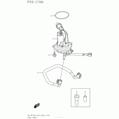 Схема вузла: Паливний насос Suzuki RM-Z450