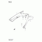 Схема вузла: Бічні панелі для Suzuki DL650 V-Strom