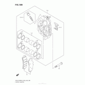 Схема узла: Передний тормозной суппорт (Gsx-R1000Zl3 E33) для Suzuki GSX-R1000