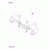 Схема вузла: Захист рук (Опція) (An400zal1 e33) для Suzuki AN400 Burgman (EU analogue of SkyWave)