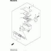 Схема вузла: Передній гальмівний циліндр Suzuki AN650 Burgman (EU analogue of SkyWave)