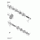 Схема узла: Трансмиссия для Suzuki VLR1800 Intruder C1800R/ Boulevard C109R