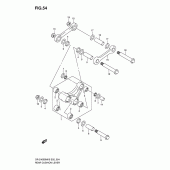 Схема вузла: Важіль прогресії для Suzuki DR-Z400 DR-Z400SM