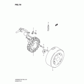 Схема узла: Статор & Ротор для Suzuki GZ250 Marauder