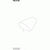 Схема вузла: Заглушка сидіння для Suzuki GSX-R750