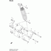 Схема узла: Рычаг прогрессии (Dr650Sel4 E33) для Suzuki DR650 DR650SE