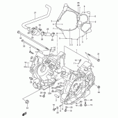 Схема узла: Картер двигателя для Suzuki TL1000
