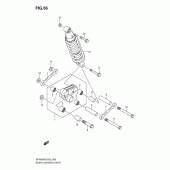 Схема вузла: Важіль прогресії для Suzuki SFV650 Gladius