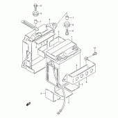 Схема вузла: Акумулятор для Suzuki DR250