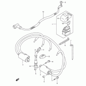 Схема вузла: Електроустаткування для Suzuki GSX600 Katana