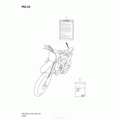 Схема вузла: Lh Front Fork Damper для Suzuki RM-Z250