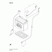 Схема узла: Аккумулятор для Suzuki GSX-R600